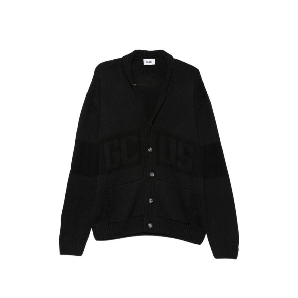 Gcds Black Sweaters & Knitwear - Cardigans Men